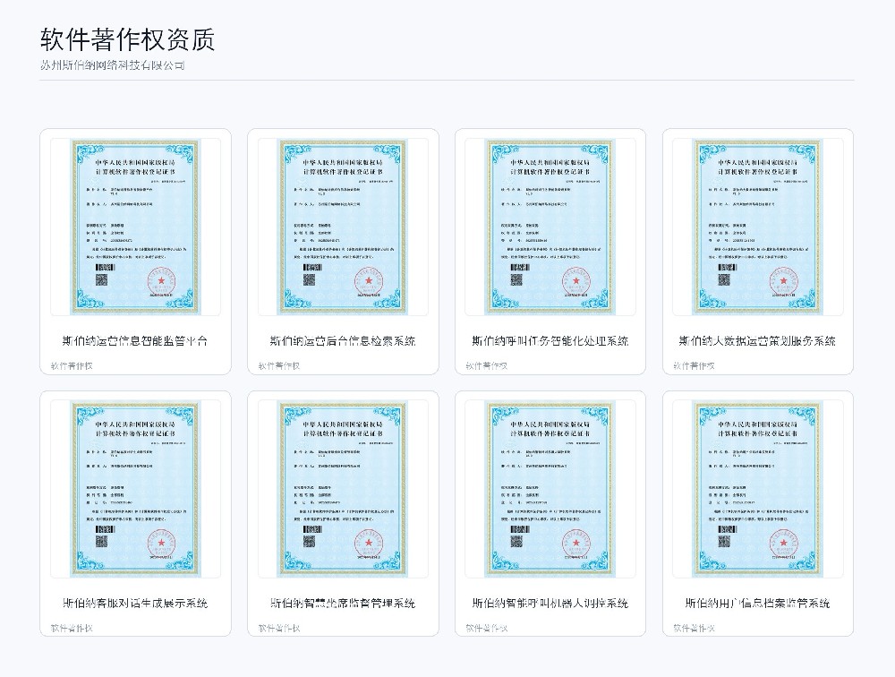 软件著作权资质（1）